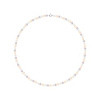 PERLINEA Collier Perles de Culture Ronde 4-5 mm Multicolores