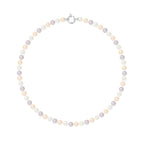 PERLINEA Collier Perles de Culture 6-7 mm Multicolores