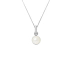 PERLINEA Collier Perle de Culture d'Eau Douce- Diamètre 6-7  mm  Blanche - Argent 925 Millièmes
