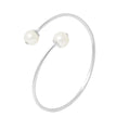PERLINEA Bracelet Perles de Culture d'Eau Douce Diamètre 9-10 mm Blanches - Argent 925 Millièmes