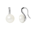 PERLINEA Boucles d'Oreilles Joaillerie Perles de Culture Femme Blanches - Argent 925 Millièmes