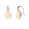 PERLINEA Boucles d'Oreilles Joaillerie Perles de Culture Roses - Argent 925 Millièmes