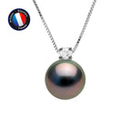 PERLINEA Collier Perle de Tahiti Ronde 8-9 mm - Argent 925 Millièmes
